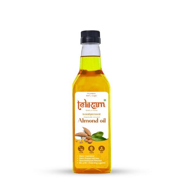 Teliram Premium Wood Pressed Almond Oil (250 ML)