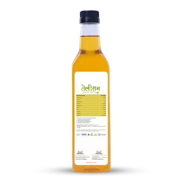 Teliram Wood Pressed White Sesame Oil (1L) - Image 2