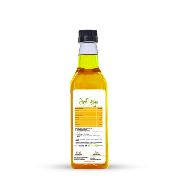 Teliram Premium Wood Pressed Almond Oil (250 ML) - Image 2