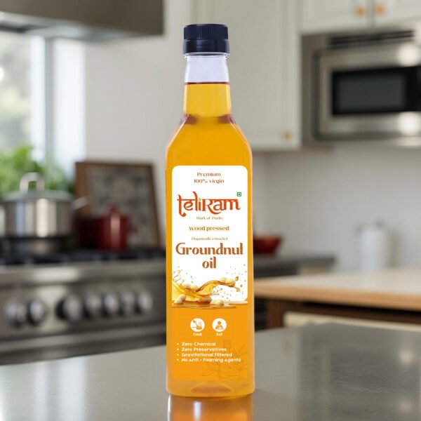 Teliram Wood Pressed Groundnut Oil ( 5L ) - Image 4