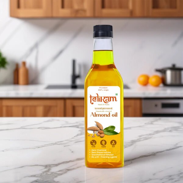 Teliram Premium Wood Pressed Almond Oil (250 ML) - Image 3