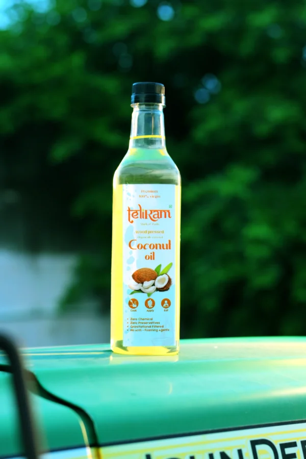 Teliram Wood Pressed Coconut Oil (1L) - Image 5