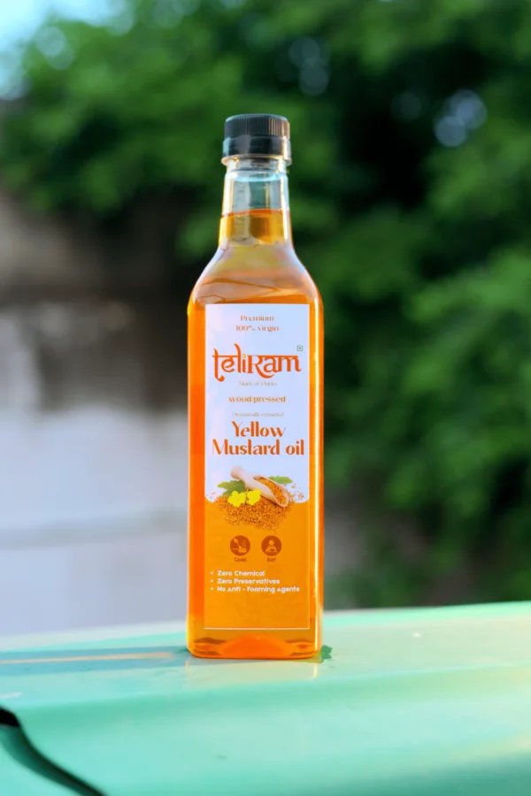 Teliram Wood Pressed Yellow Mustard Oil (5L) - Image 5